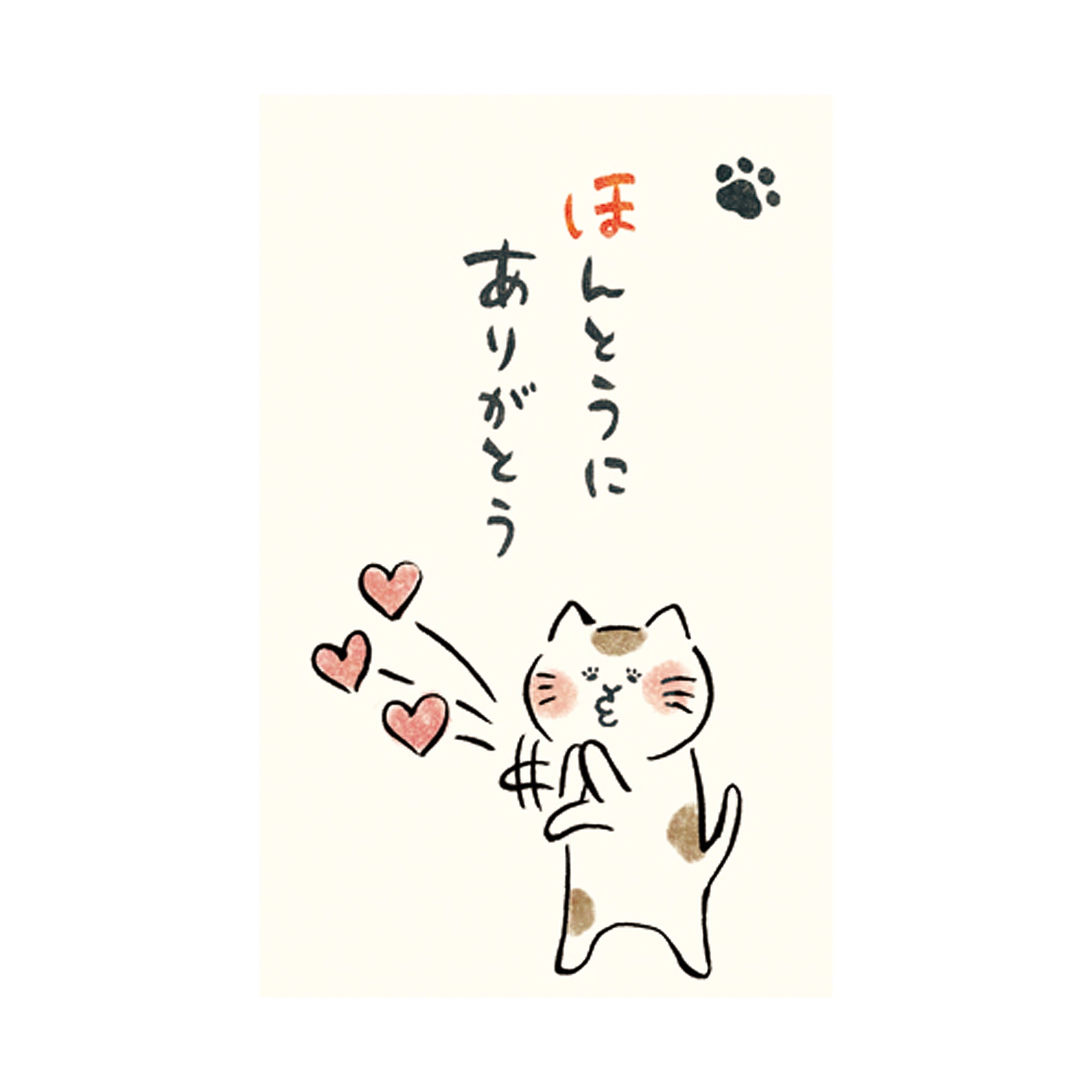 ぽち袋　いやしねこ（3枚入×2種セット）