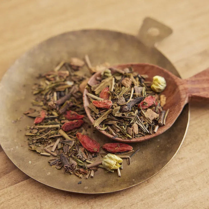 【薬膳茶】京都のほうじ茶×瀬戸内の保命スパイス（茶葉）